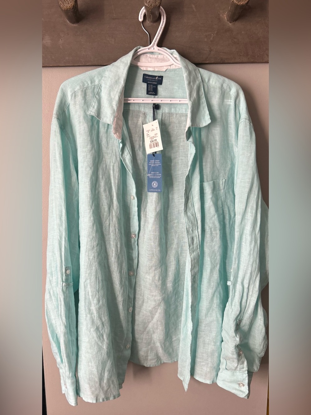Caribbean Joe linen shirt - Picture 2 of 8